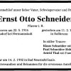 Schneider Ernst Otto 1916-1992 Todesanzeige